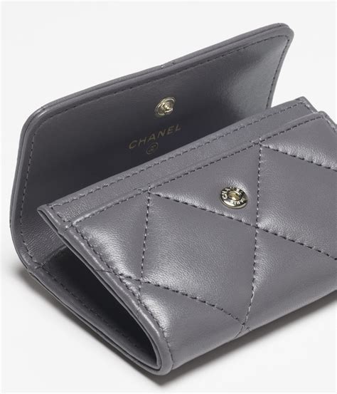 card holder chanel boy|Chanel 19 flap card holder.